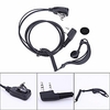 2 PIN Earpiece Headset PTT MIC 1m Ear Hook Walkie Talkie Earbud Interphone Earphone Earpiece for BAOFENG UV5R/KENWOOD/HYT miniinthebox