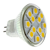 2 W LED Spotlight 160 lm GU4 MR11 12 LED Beads SMD 5050 Warm White 12 V