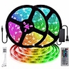 2 x 5 m Waterproof LED Light Strips RGB Tiktok Lights 5050 SMD 10mm Light Sets 300 LEDs with 44Key IR Controller 70W 12V6A Power Supply Soft Light Strip Kit