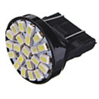 2 x T25 3157 22SMD White LED Car Tail Brake Stop Turn Lights
