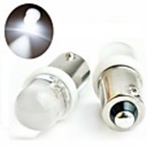 2 Xenon White LED BA9S Car Bulbs