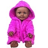 20 inch Black Dolls Reborn Doll Girl Doll Baby Girl African Doll lifelike Cute Kids / Teen Silica Gel with Clothes and Accessories for Girls