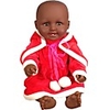 20 inch Black Dolls Reborn Doll Girl Doll Baby Girl African Doll lifelike Cute Kids / Teen Silica Gel with Clothes and Accessories for Girls