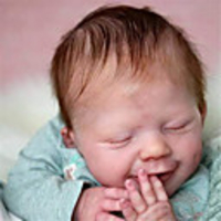 20 inch Reborn Doll Baby Toddler Toy Reborn Baby Doll April Newborn lifelike Hand Made Simulation Floppy Head Cloth Silicone Vinyl with Clothes and Accessories for Girls