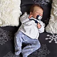 20 inch Reborn Doll Baby Toddler Toy Reborn Baby Doll April Newborn lifelike Hand Made Simulation Floppy Head Cloth Silicone Vinyl with Clothes and Accessories for Girls