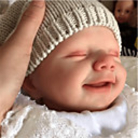 20 inch Reborn Doll Baby Toddler Toy Reborn Baby Doll April Newborn lifelike Hand Made Simulation Floppy Head Cloth Silicone Vinyl with Clothes and Accessories for Girls