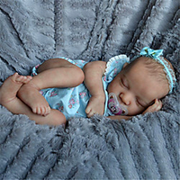 20 inch Reborn Doll Baby Toddler Toy Reborn Baby Doll Levi Newborn lifelike Hand Made Simulation Floppy Head Cloth Silicone Vinyl with Clothes and Accessories for Girls