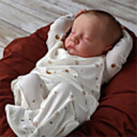 20 inch Reborn Doll Baby Toddler Toy Reborn Baby Doll Levi Newborn lifelike Hand Made Simulation Floppy Head Cloth Silicone Vinyl with Clothes and Accessories for Girls