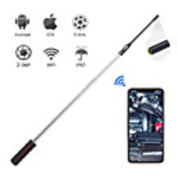 2.0 M HD 1080P Wireless Telescopic Digital Endocope Snake Inspection Tube Camera for Ceiling Warehouse Pipe Wall Inspection