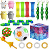 20 pcs Fidget Sensory Toy Set Stress Relief Toys Autism Anxiety Relief Stress Pop Bubble Fidget Toys For Kids Adults miniinthebox