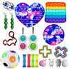 20 pcs Fidget Toys Sensory Toy Set Antistress Relief Autism Anxiety Anti Stress Bubble for Kids Adults 7 Styles miniinthebox