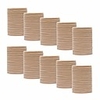 200 pack bulk wholesale super soft stretchy diy nylon headbands hair bands for baby girls one size fits all (khaki)