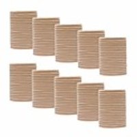 200 pack bulk wholesale super soft stretchy diy nylon headbands hair bands for baby girls one size fits all (khaki)