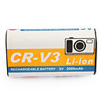 2000mAh 3V Digital Camera Battery RCR-V3 for SANYO GV-20 and More