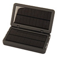 2000mAh Solar Charger for Cellphones/Digital Cameras/MP3/MP4 with Flashlight