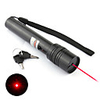 2008 100mW 650nm Adjust Focus Red Laser Flashlight with Indicator and Lock (2CR123A)