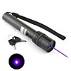 2008 50mW 405nm Adjust Focus Violet Laser Flashlight with Indicator and Lock (2CR123A)