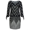 2020 aliexpress eaby hot style dress round v-neck loose shoulder long sleeve casual beach dress 1968 miniinthebox