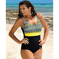 2020 amazon new leopard print fat lady plus size swimsuit women one-piece swimsuit foreign trade swimwear manufacturer miniinthebox