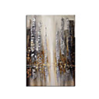 2020 New Handmade Abstract City and People Oil Painting Canvas Wall Art Paint Home Decor Home Decoration Wall No Frame Rolled Without Frame