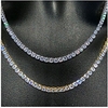 2020 new korean fashion fashion necklace bracelet diamond gold silver square claw chain rhinestone necklace ornament miniinthebox