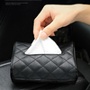 2020 New Universal PU Leather Car Tissue Box Cover Napkin Paper Holder Sun Visor Towel Organizer Case Auto interior Accessories