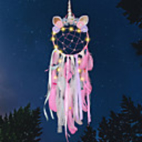 2020 Unicorn Dream Catcher for Girls Room Nursery Decor Wall Hanging Decoration Dream Catcher Kids Room Birthday Wedding Gift