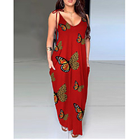 2021 amazon aliexpress european and american foreign trade printing plus size suspender dress miniinthebox