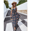 2021 amazon wish independent station hot style summer sleeveless sling coconut leaf bohemian dress miniinthebox
