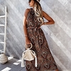 2021 cross-border foreign trade independent station wish amazon summer hot style sleeveless print big dress women miniinthebox