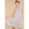 2021 european and american cross-border spring and summer new style small floral print sweet and fresh off-shoulder short dress 8227 miniinthebox