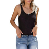 2021 european and american foreign trade cross-border amazon new solid color fashion camisole home ice silk knitted blouse miniinthebox