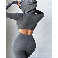 2021 european and american new dark gray hooded jumpsuit miniinthebox