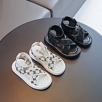 2021 students all-match new sandals summer korean version of velcro mesh breathable open toe thick-soled lightweight beach shoes miniinthebox