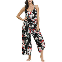 2021 summer fashion personality floral sling jumpsuit women miniinthebox