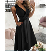 2021ebay aliexpress wish hot spring and summer fashion long-sleeved v-neck print bag hip dress women