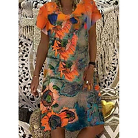 2021wish independent station summer new sunflower print women