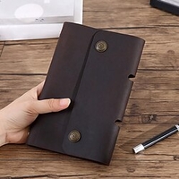 2022 Planner Stickers Planner A5 5.8×8.3 Inch A6 4.1×5.8 Inch A7 2.9×4.1 Inch Retro Aesthetic Classic Leather Hardcover Portable Small Agenda Planner 100张 Pages for School Office Traveler miniinthebox