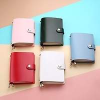2022 Planner Stickers Planner A5 5.88.3 Inch Retro Aesthetic Classic Leather Hardcover Portable Mini Strap Design Planner 96 Pages for School Office Traveler miniinthebox