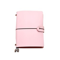 2022 Planner Stickers Planner A7 2.9×4.1 Inch Retro Aesthetic Classic Leather Hardcover Portable Small Agenda Planner 96 Pages for School Office Traveler miniinthebox