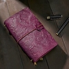 2022 Planner Stickers Planner Retro Aesthetic Classic Leather Hardcover Portable Small Agenda Planner 96页 Pages for School Office Traveler miniinthebox