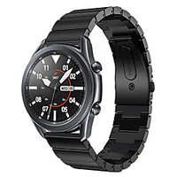 20/22mm Bamboo Stripe Stainless Steel Strap for Samsung Galaxy Watch 3 41mm / Galaxy Watch 3 45mm Smart Sport Watch Band miniinthebox
