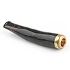 20g Black Colored Sea Coral / Wu Liu Healthy Cigarette Pipe with Unique Pattern