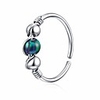 20g nose rings hoop 316l stainless steel cartilage nose hoop for women helix earring (green8mm)