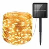 20M 200LEDs Solar LED String Lights Outdoor String Lights 8 Function Outdoor Waterproof Fairy Lights Garden Christmas Wedding Birthday Party Holiday Decoration Light miniinthebox