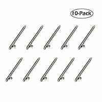 20mm quick release spring bars watch pins fit samsung galaxy watch (42mm)/ galaxy watch active (40mm) pins,  10pcs replacement watch band spring bars strap link pins for galaxy watch 42 (10pcs)