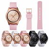 20mm Silicone Band for Samsung Galaxy Watch 42mm Rubber Replacement Bracelet WatchBand Strap for Galaxy Watch 42mm Gold Buckle miniinthebox