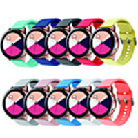20mm watch strap For Samsung gear S2 galaxy watch active 42mm sport silicone correa pulseira bracelet belt watch Accessories