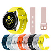 20mm/22mm Silicone Watchbands Strap for Gear S3 Classic / Samsung Galaxy Watch 46mm/42mm / Galaxy watch active / Galaxy watch active2/Gear2 R380/ Gear2 Neo R381/ Live R382/Gear Sport /S2 classic