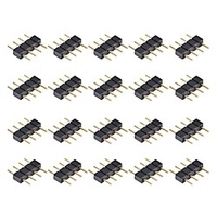 20pcs 4 pin Male Connector Connecter for 3528 5050 SMD RGB Led Strip Lighting miniinthebox